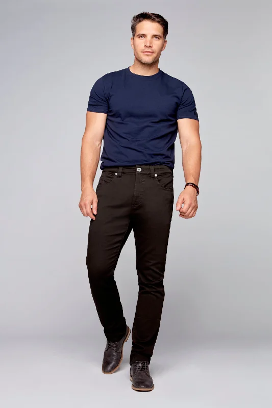 Design Perception FRANKIE (3035 Series) - 5 Pocket Straight Fit French Terry - Brown