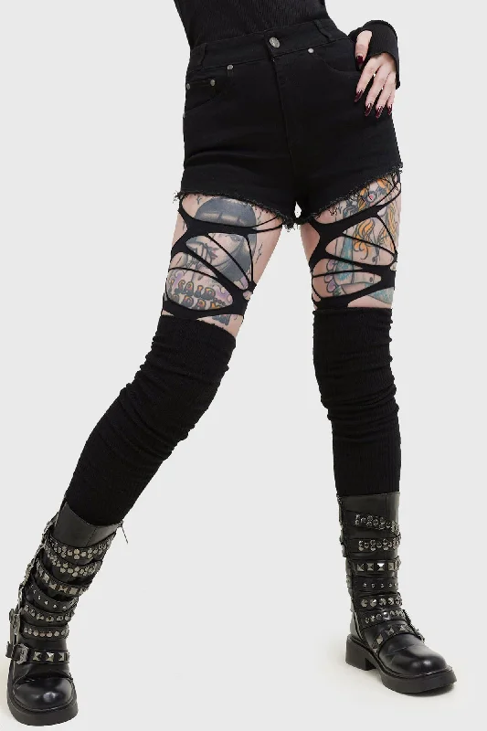 Luxury Style Saw Edge Shorts