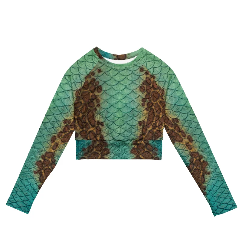 Breathable Style Mirage Recycled cropped rash guard