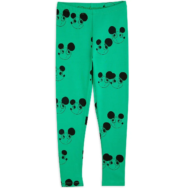 Trendy Traveler Ritzratz AOP Baby Leggings in Green by Mini Rodini