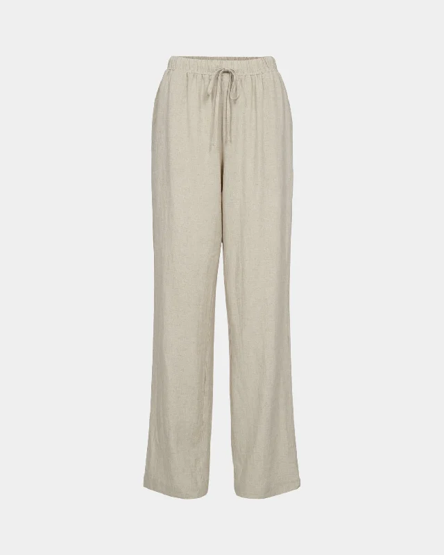 Relaxed Dresses ABIGAILESW TROUSERS - Light Sand