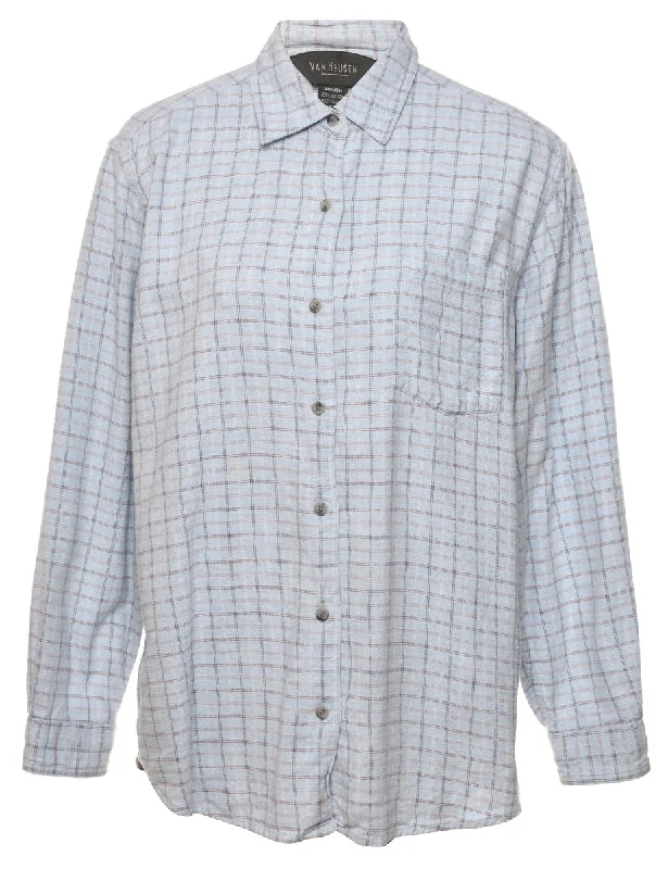 Light Fit Van Heusen Checked Shirt - M