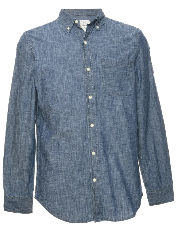 Fresh Comfort St John's Bay Denim Shirt - S