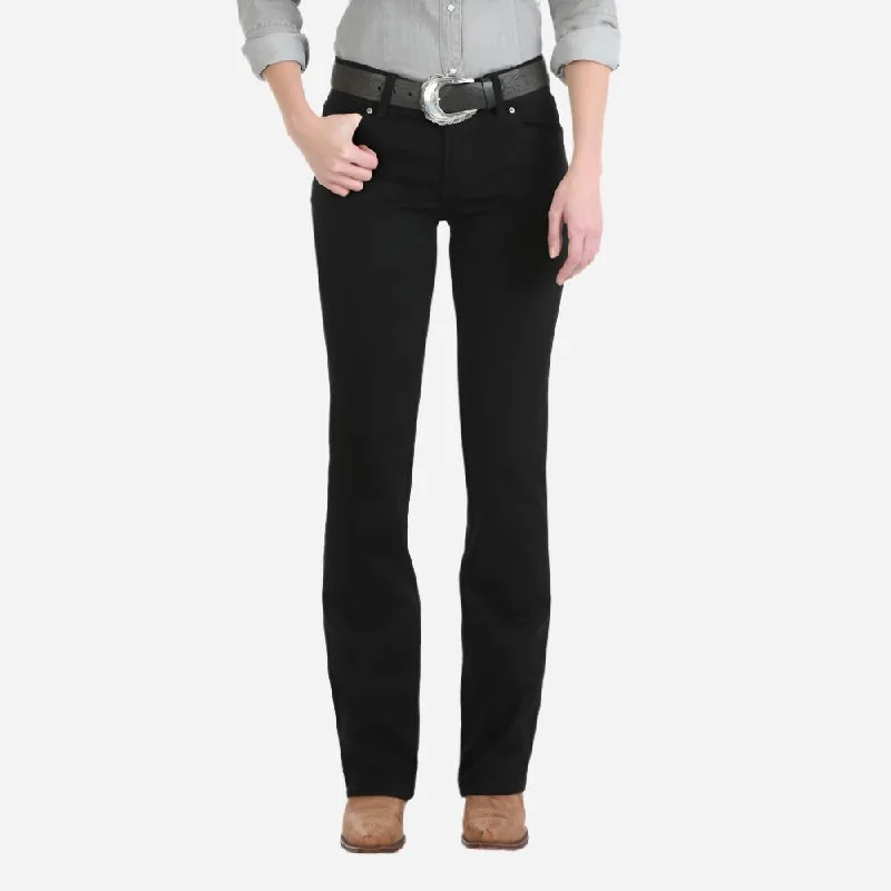 Chic Outfits Wrangler Mid Rise Boot Cut Jean