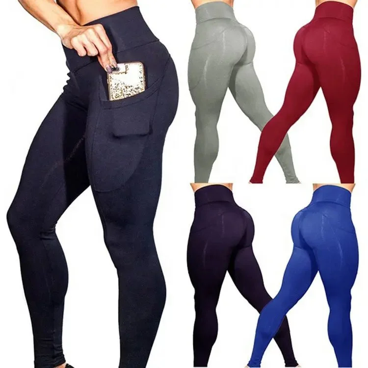 Sports And Leisure Woman Sports Spandex Yoga Pant Workout Leggings with Pocket. High Waist Yoga Pants Sports And Leisure Woman Sports Spandex Yoga Pant Workout Leggings with Pocket. High Waist Yoga Pants
