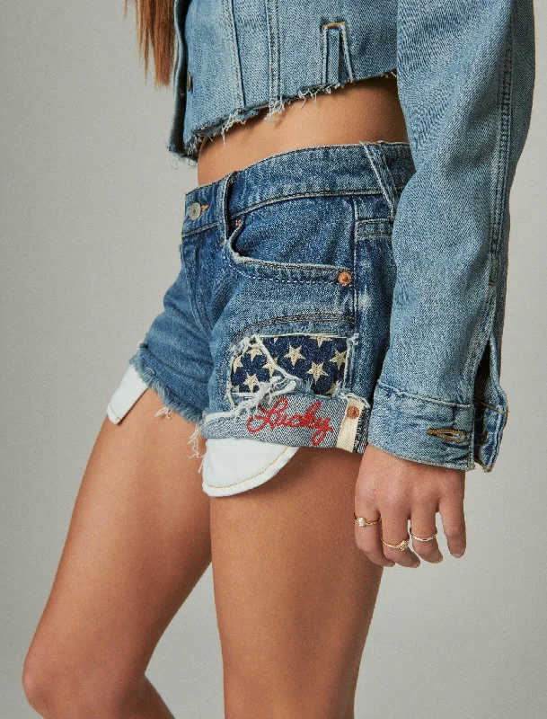 Comfortable Tops Lucky Brand Women's Lucky Legend Low Rise Short