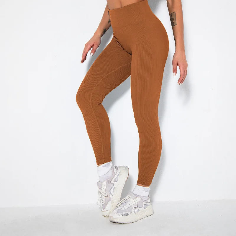 Soft Casuals Nine-minute Tight Yoga Pants For Running And Fitness