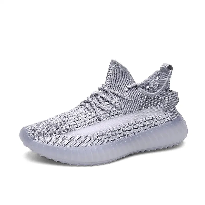 Cozy Outfit Men's Breathable Running Shoes - Lightweight Vulcanize Gym Sneakers (3 Colors, Size 39-44)