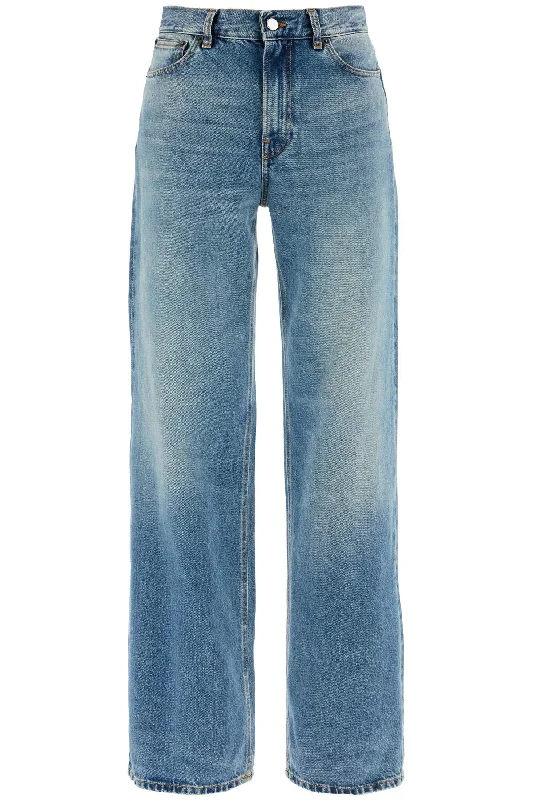 Romantic And Fresh Haikure Women's Korean Straight Leg Jeans