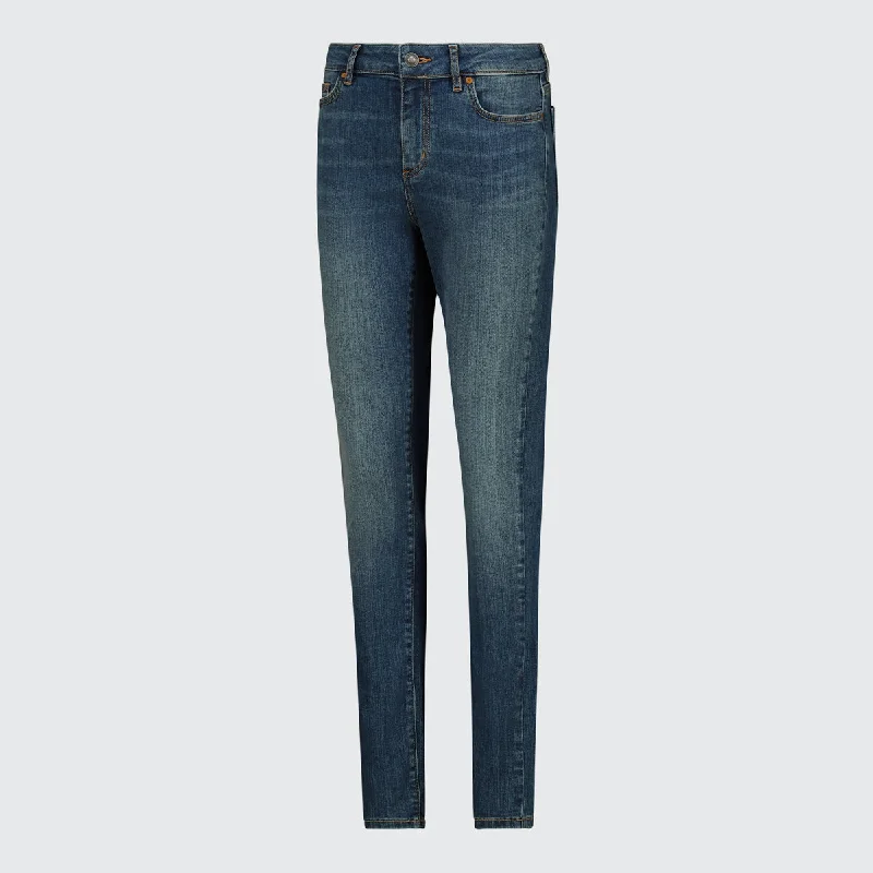 High Street Fashion TSHEPO LADIES SKINNY ROYAL TAKALANI JEANS, LIGHT WASH