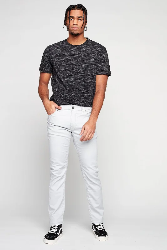 Fashionable And Versatile FRANKIE (3035 Series) - 5 Pocket Straight Fit French Terry - Frost Blue