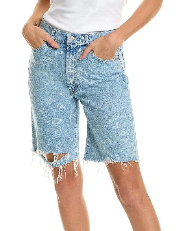 Comfortable And Versatile MOTHER Denim The Undercover Fray Whitecaps Short