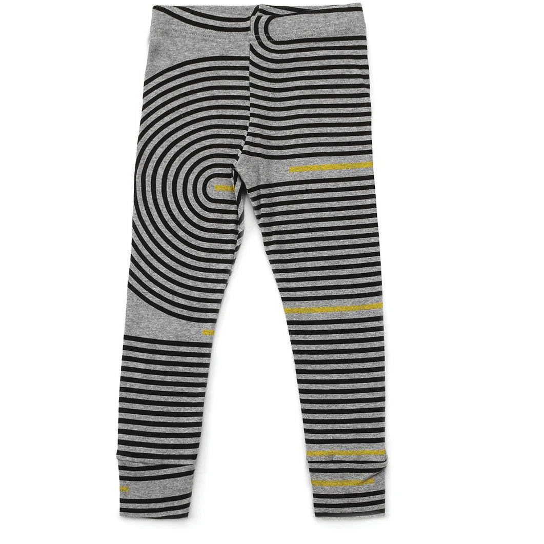 Comfortable Series Nununu Kids Spiral Legging - Heather Grey