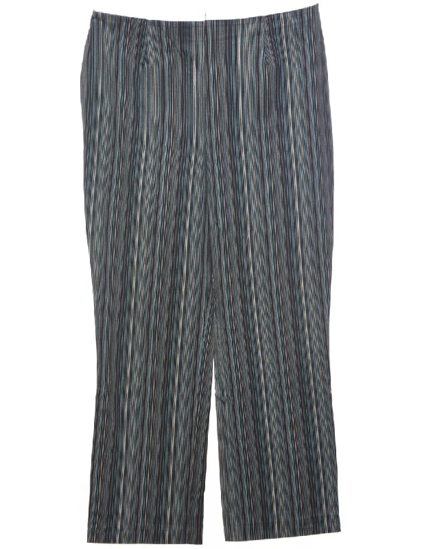 Chic Outfits Striped Pattern Trousers - W33 L26