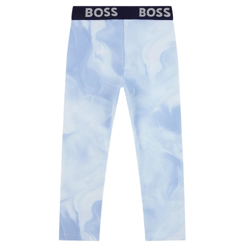 Unique Prints BOSS Kids Super-Stretch Leggings w/ All-Over Print - 12Y