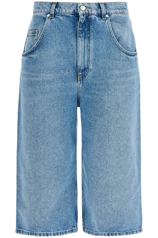 European And American Style Stella Mccartney Women's Distressed Cropped Jeans With A