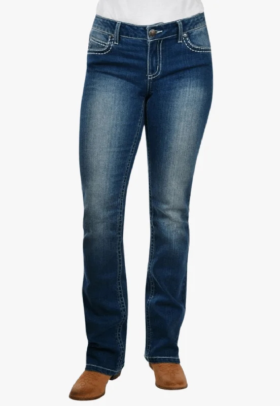 Fashionable And Versatile Wrangler Womens Rock 47 Tegan Jean - 34 Leg