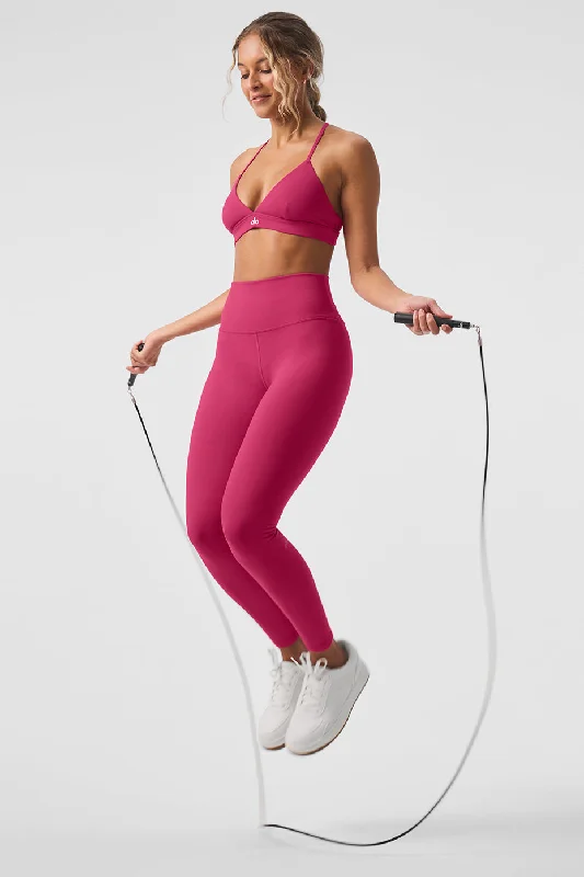 Comfortable Outfits 7/8 High-Waist Airbrush Legging - Pink Summer Crush