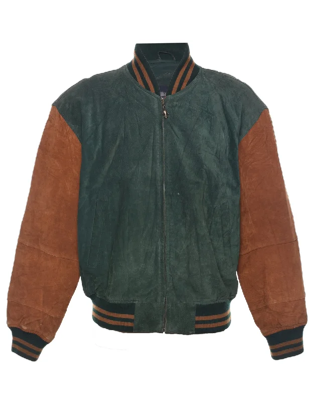 Effortless Outfits Two Tone Suede Jacket - L