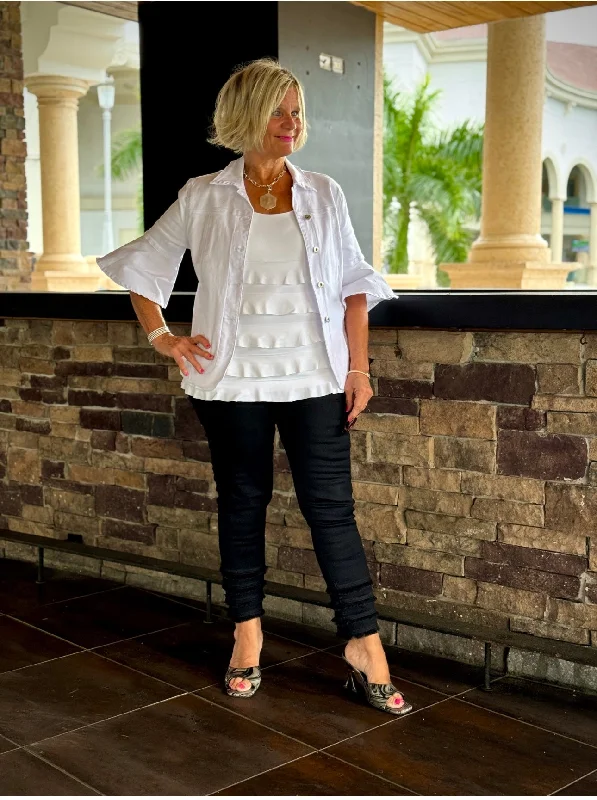 Fashion Selection LULU-B SOUTH BEACH BLACK ANKLE PANT