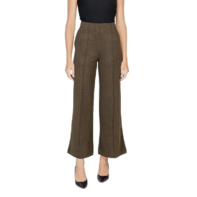 New Autumn And Winter Styles ICHI  Polyester Jeans & Women's Pant