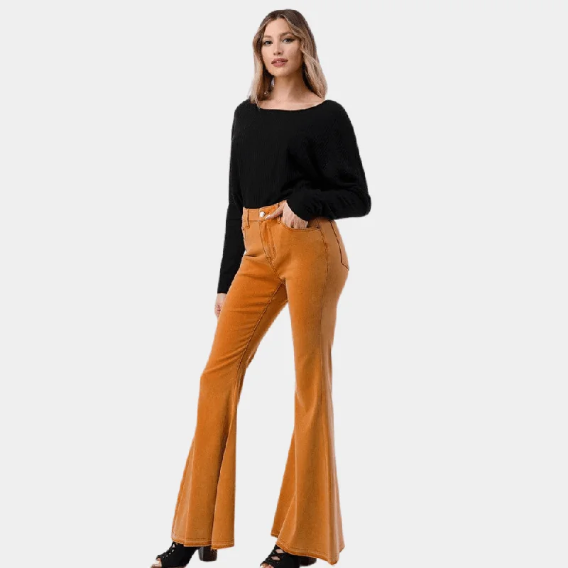 French Retro Grace In La Bell Bottom Jeans