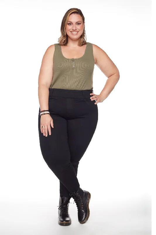 Boutique Recommendation OLIVIA - Pull-On Jeggings PLUS - Black