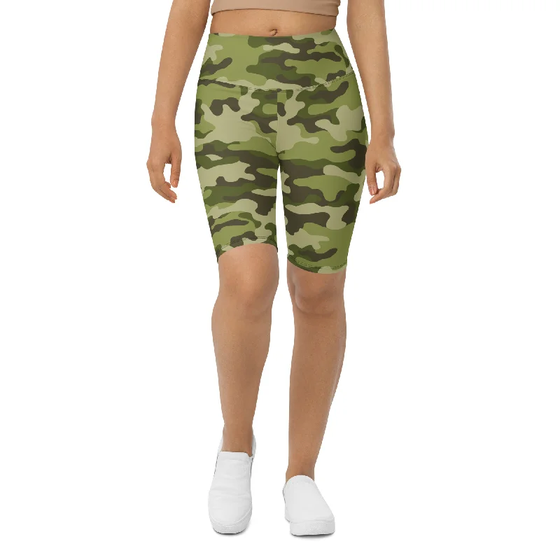 Fashion Design Classic Camo Biker Shorts