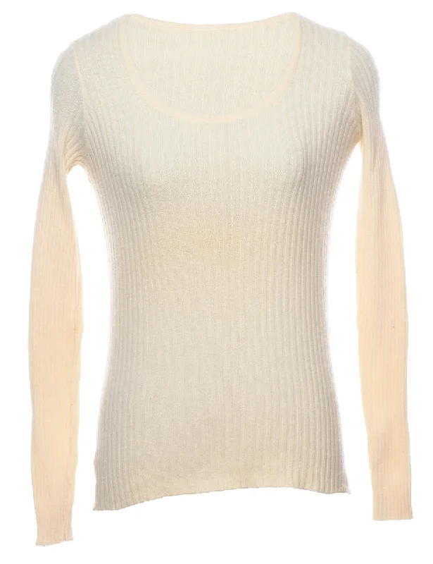 Relaxed Wear Slim Fit Fine Knit Jumper - S