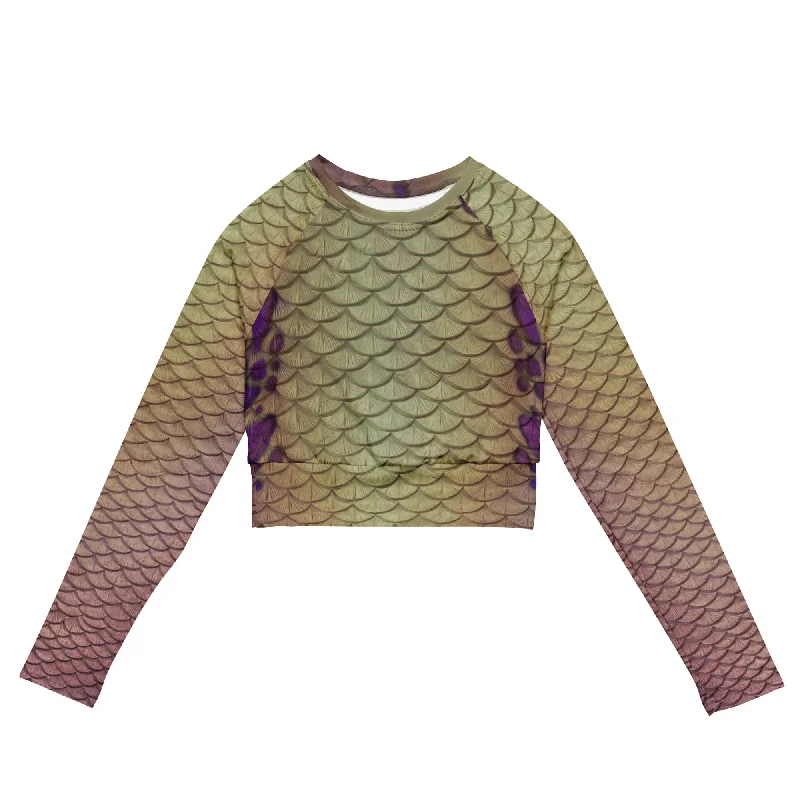 Trendy Items Novaya recycled cropped rash guard