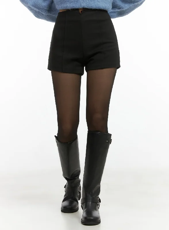 Elegant Series Solid Slim Fit Shorts CO417