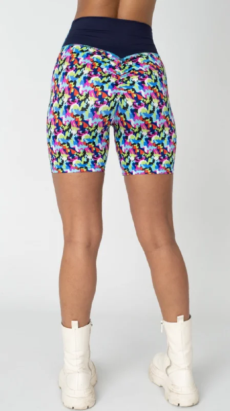 Designer Style AR 2285 - SCRUNCH BUM BIKER SHORTS