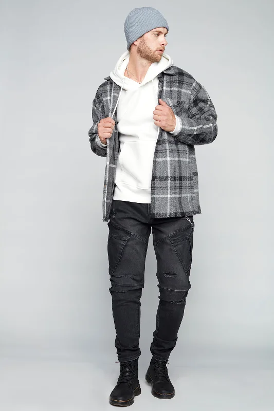Urban Style 5 Pocket Slim Fit Pants - Vintage Black