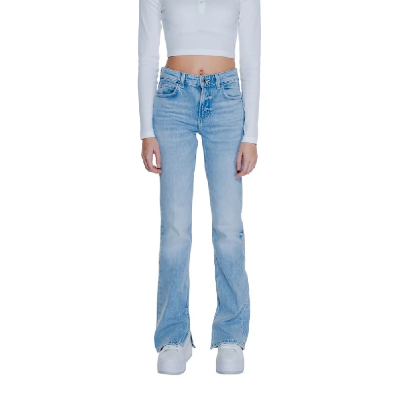 Cute Style Guess blue Cotton Jeans & Women's Pant
