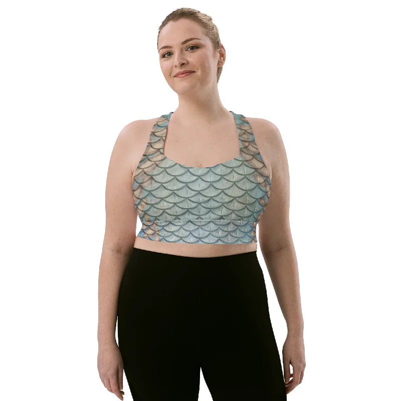 Exquisite Tailoring Moonshell Longline sports bra