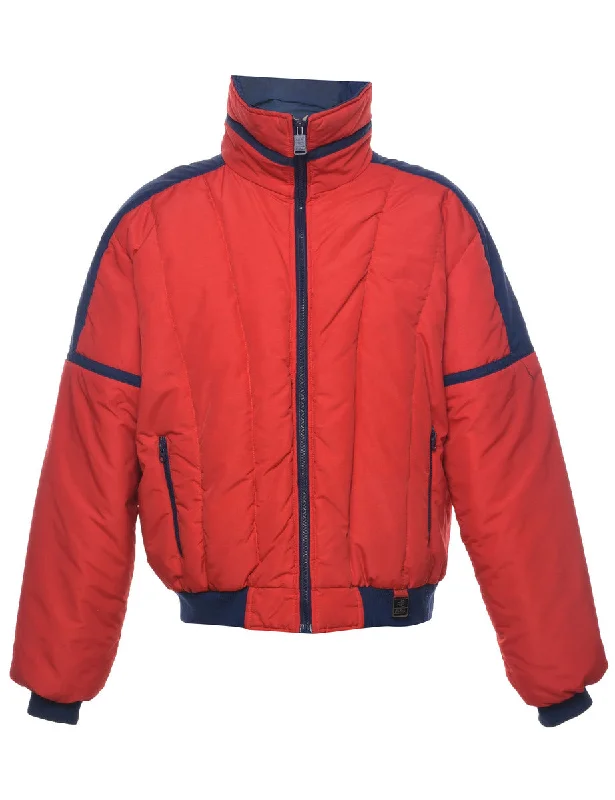 Fashion Touch Red Puffer Jacket - XL