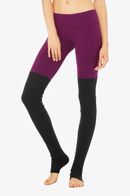 Modern City Goddess Legging - Juneberry Black