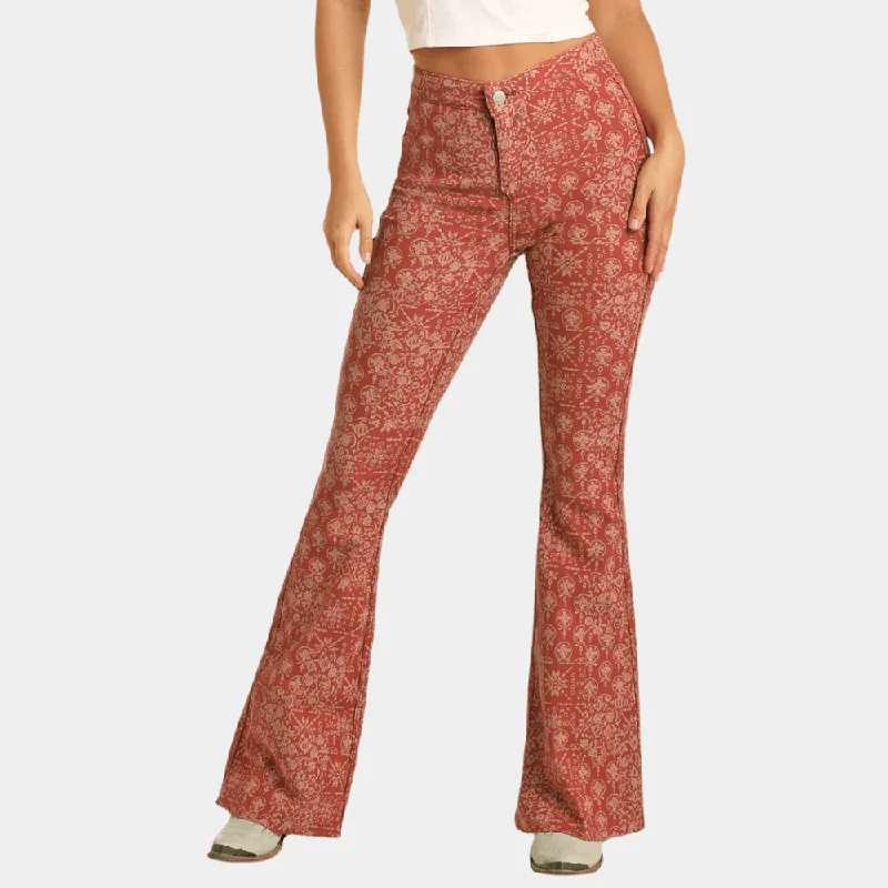 Sweet Breath Rock & Roll Denim High Rise Reversible Flare Jeans