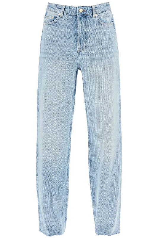 Street Cool Ganni Women's "Heavy Overdyed blue Jeanz