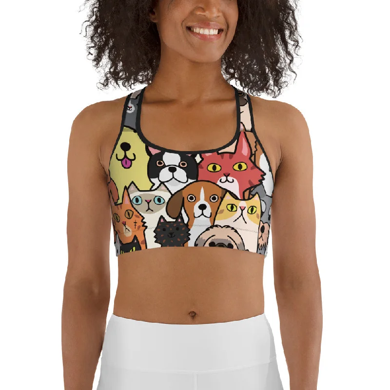 Fashion Innovation Cuteness Overload Sports Bra