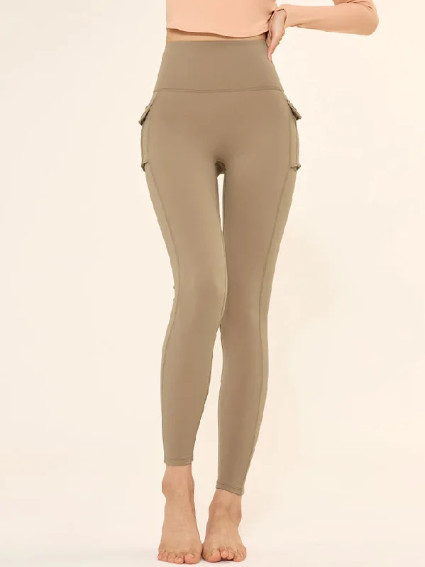 Simple Design Black Label Signature 360N Out Pocket Leggings