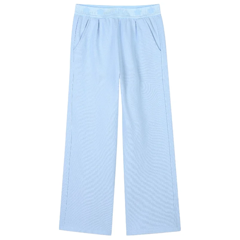Exquisite Embroidery KENZO Kids Logo-Print Track Pants - Light Blue - 8Y