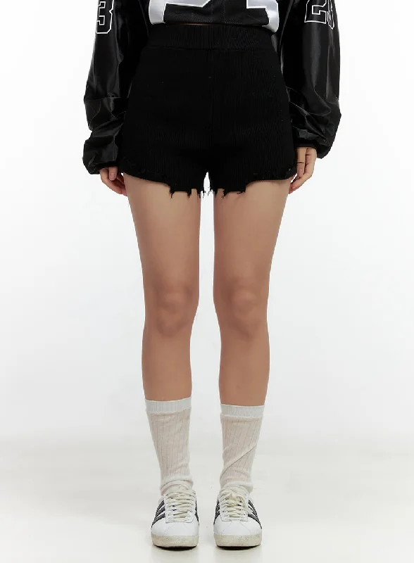 Sports And Leisure Slim Fit Polyester Shorts CN406