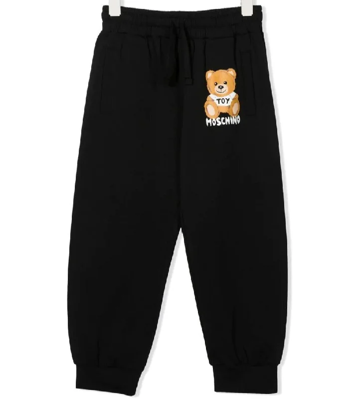 Bright Colors Moschino Kid Teddy Bear Print Track Pants