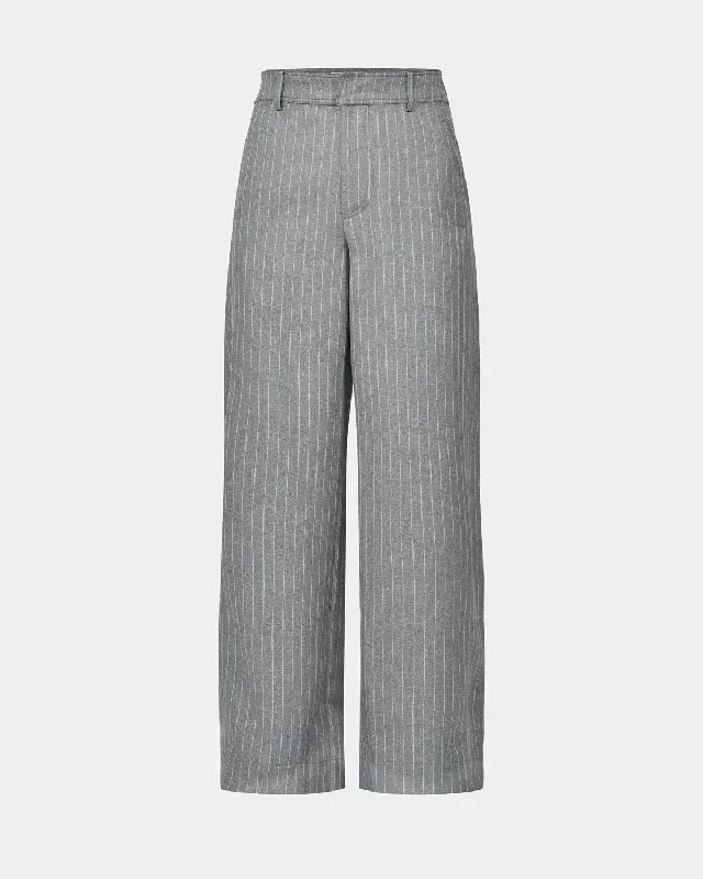 Easy Chic ELIRASW TROUSERS - Grey