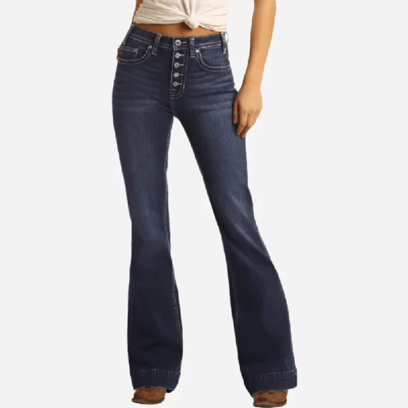 Energy Wear Rock and Roll Denim Button Fly Trouser Jeans
