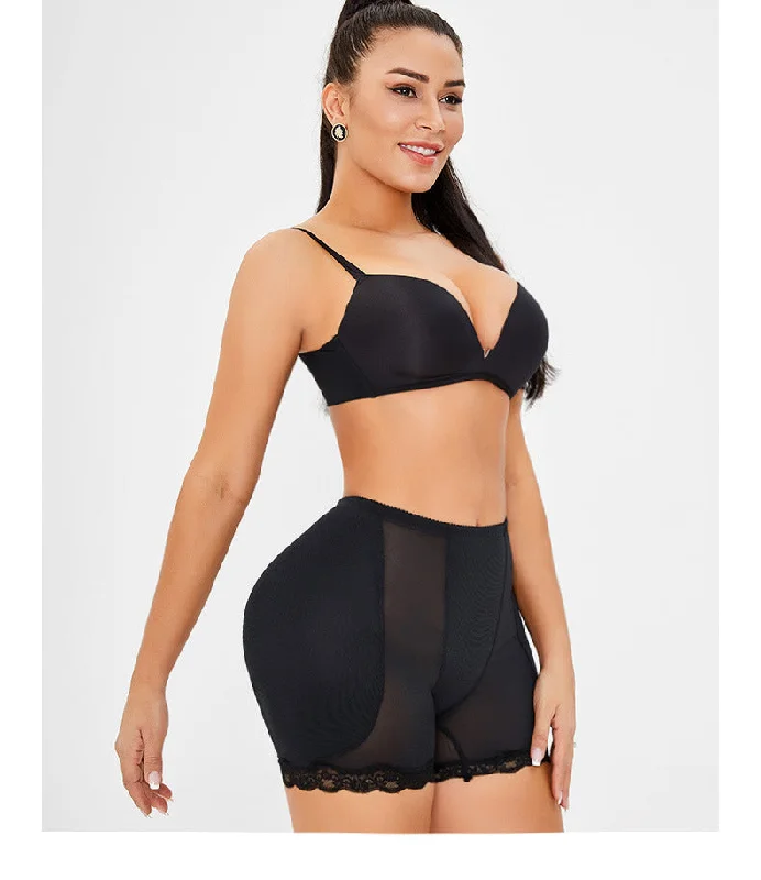 Cozy Look Low-Waisted Hip Trousers With Foam Padding