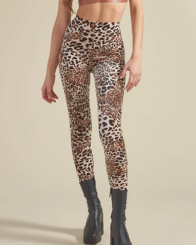 Trendy Casuals Arabian Leopard Velvet Leggings | Women's