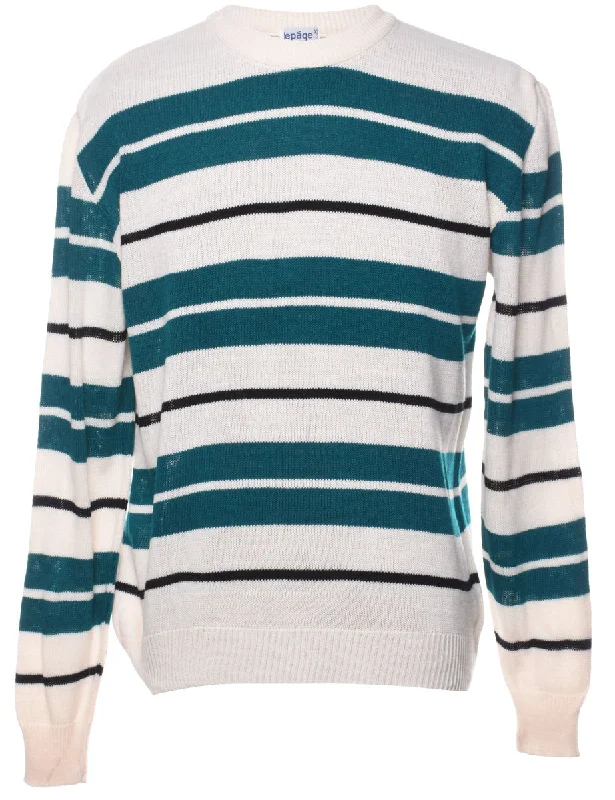 Cozy Outfit Striped Jumper - XL