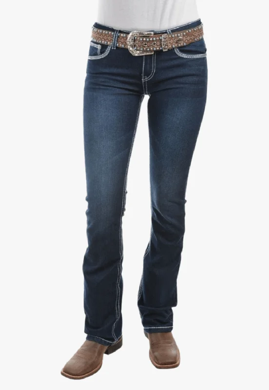 Street Fashion Pure Western Womens Hannah Jean - 32 Leg